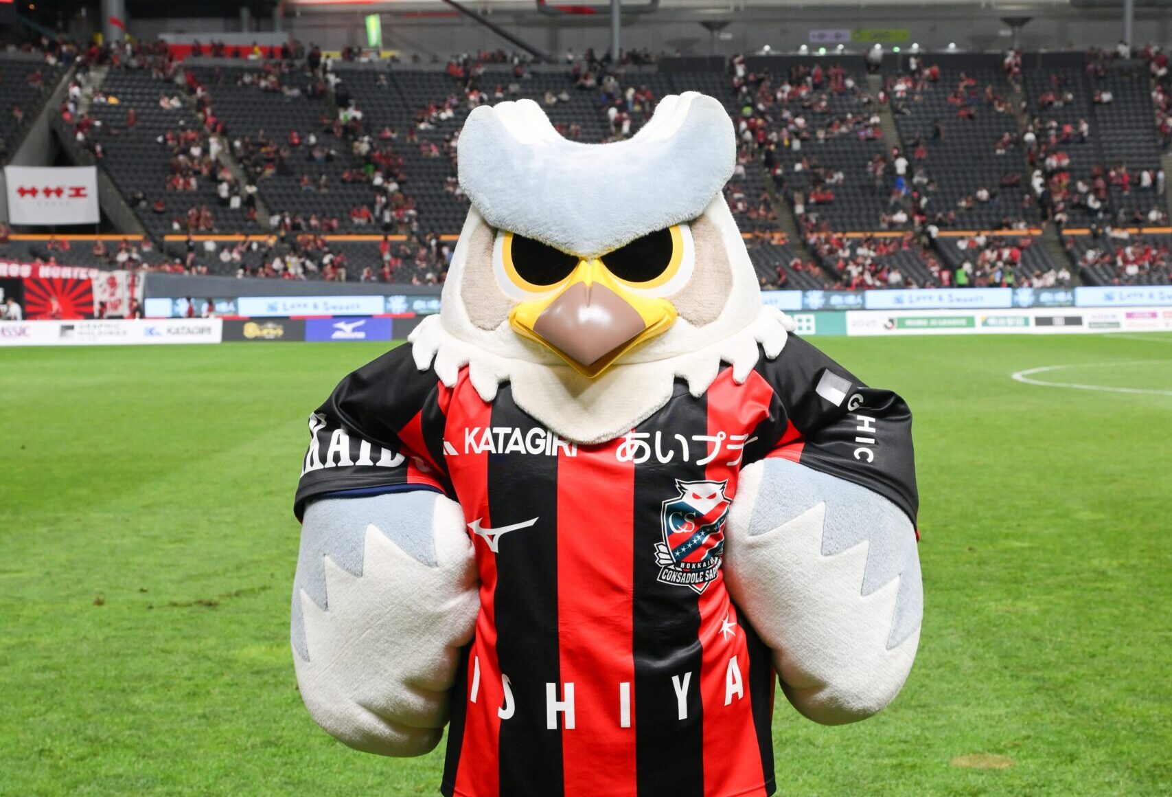 12/27 北海道コンサドーレ札幌クラブマスコット「ドーレくん」来場の